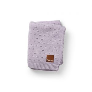 Pointelle Blanket Elodie Details - Lavender Love